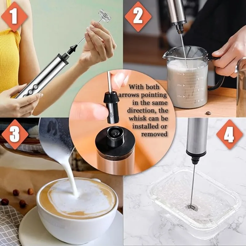Frullatore elettrico portatile - Electric Milk Frother Handheld recensione e prezzo